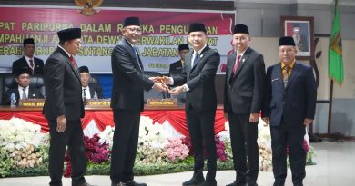 DPRD Kabupaten Sintang Gelar Acara Pelantikan dan Sumpah Janji Anggota Terpilih Periode 2024-2029