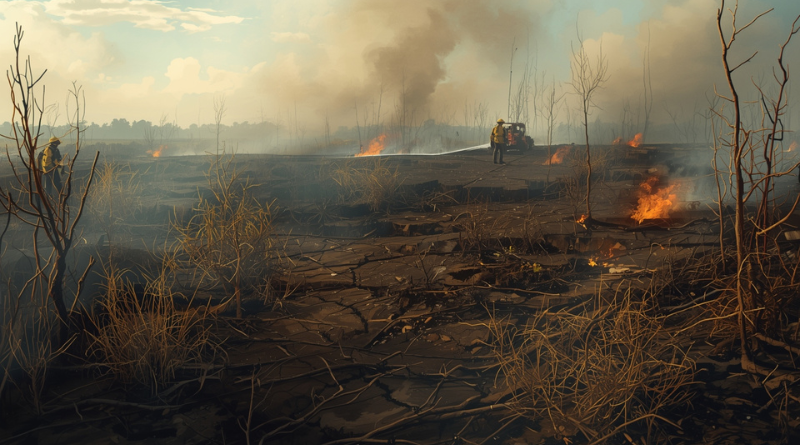 ilustrasi lahan gambut