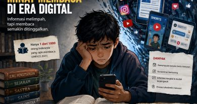 Kurangnya Minat Membaca di Era Digital, Ancaman Nyata bagi Kualitas Generasi Masa Depan